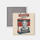 Zinn-Werbezeichen für alten Beutel-Kaffee Magnet (Vorderseite/Rückseite)