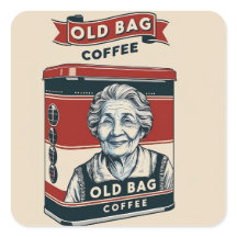 Zinn-Werbezeichen für alten Beutel-Kaffee