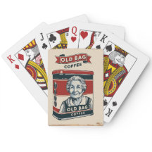 Zinn-Werbezeichen für alten Beutel-Kaffee