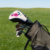 Zinnia Blume Monogramm Initial C Ihr Name Golf Headcover (In SItu)