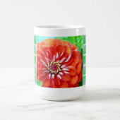 Zinnia Blume Tile Tasse (Mittel)