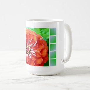 Zinnia Blume Tile Tasse