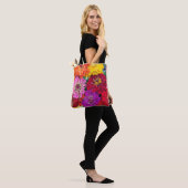 Zinnia Blume Tote Tasche (Am Model)