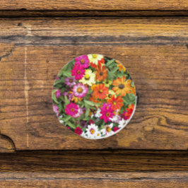 Zinnia Blumengarten Keramikknauf