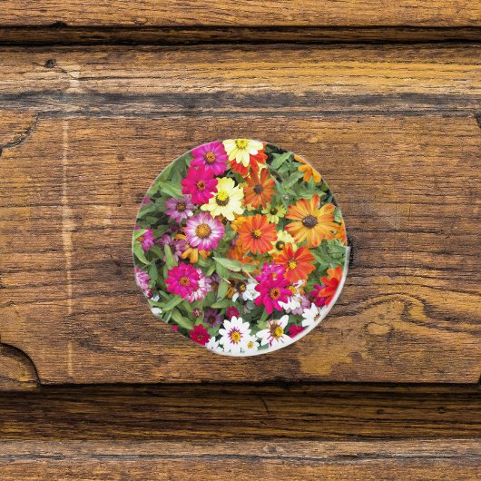 Zinnia Blumengarten Keramikknauf