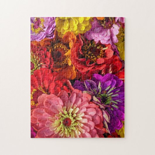 Zinnia Bouquet Puzzle (Vertikal)