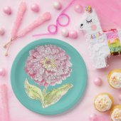 Zinnia Burst Pappteller (Party)