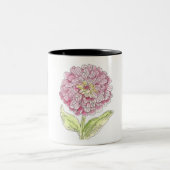 Zinnia Burst Zweifarbige Tasse (Mittel)