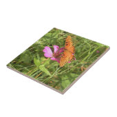 Zinnia & Butterfly Tile Fliese (Seite)
