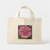 ZINNIA Carry All, Pink Mini Stoffbeutel (Vorne)