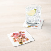 Zinnia Collage Paper Untersetzer (Vor Ort)