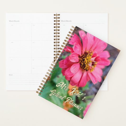 Zinnia Daily Planner - Originale Fotografie Planer (Anzeige)