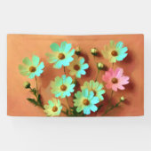 Zinnia Elegans Blume Banner (Horizontal)