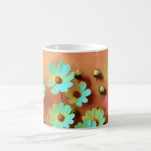 Zinnia Elegans Blume Kaffeetasse (Mittel)
