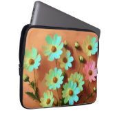 Zinnia Elegans Blume Laptopschutzhülle (Vorne Rechts)