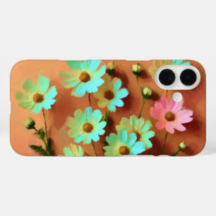 Zinnia Elegans Blume Lebhaft Botanisch iPhone 16 Plus Hülle