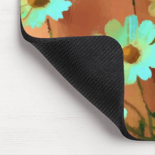 Zinnia Elegans Blume Mousepad (Ecke)