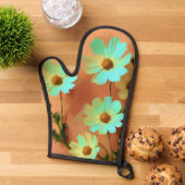 Zinnia Elegans Blume Ofenhandschuh (Oben unten)