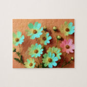 Zinnia Elegans Blume Puzzle (Horizontal)