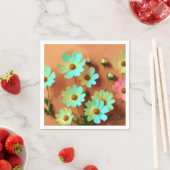 Zinnia Elegans Blume Serviette (Beispiel)