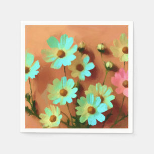 Zinnia Elegans Blume Serviette
