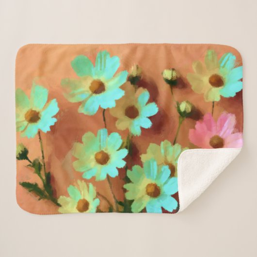 Zinnia Elegans Blume Sherpadecke (Vorderseite (Horizontal))