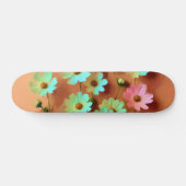 Zinnia Elegans Blume Skateboard (Horizontal)