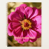 Zinnia Elegans Personalisiert Planer (Vorderseite)