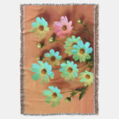 Zinnia Elegans Vibrannt Botanisch Decke (Vorderseite Vertikal)