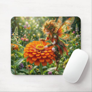 Zinnia Fee Mousepad