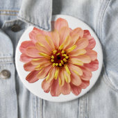 Zinnia Floral Blume Naturfotografie Button (Beispiel)