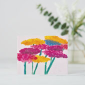 Zinnia Fun Postkarte 2 (Stehend Vorderseite)