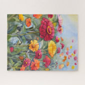 Zinnia Garden (520 Stück Puzzle, 16x20) Puzzle (Horizontal)