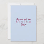 Zinnia garden Notecard Dankeskarte (Rückseite)