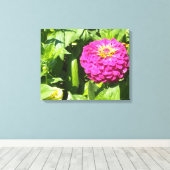 Zinnia Leinwanddruck (Insitu (Holzboden))