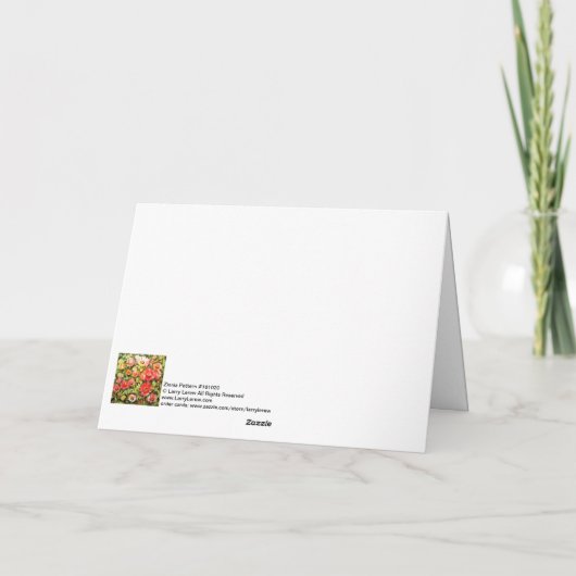 Zinnia Muster #181020 (Rückseite)