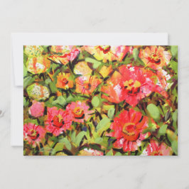 Zinnia Muster #181020 Mitteilungskarte