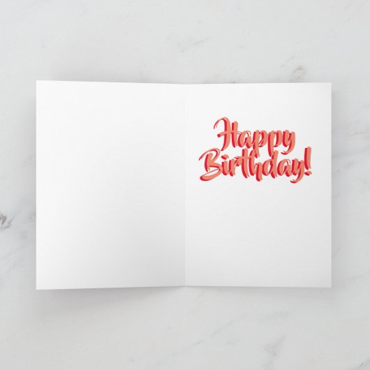 Zinnia Pattern Karte (Innenseite)