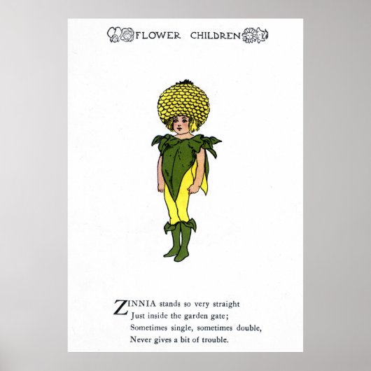 Zinnia Poster (Vorne)