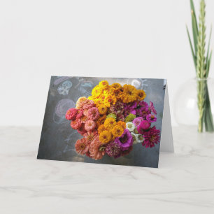 Zinnia-Regenbogen - leere Karte
