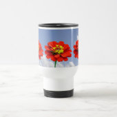 Zinnia Rote Blume Tasse (Mittel)