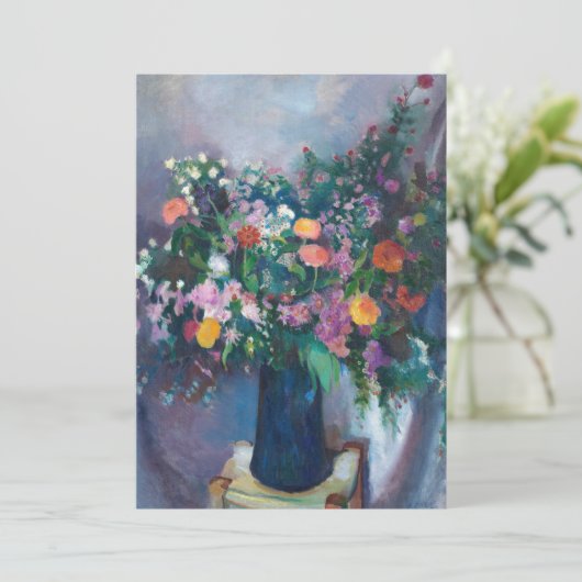 Zinnia und Asters | Arthur Beecher Carles (Stehend Vorderseite)