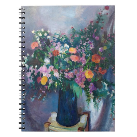 Zinnia und Asters | Arthur Beecher Carles Notizblock (Vorderseite)