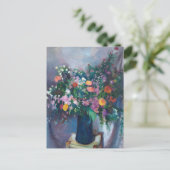 Zinnia und Asters | Arthur Beecher Carles Postkarte (Stehend Vorderseite)