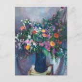 Zinnia und Asters | Arthur Beecher Carles Postkarte (Vorderseite)