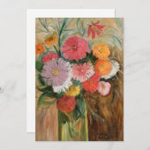 Zinnia und Asters | Tadeusz Makowski (Vorne/Hinten)