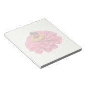 Zinnia und die Biene Notizblock (angewinkelt)