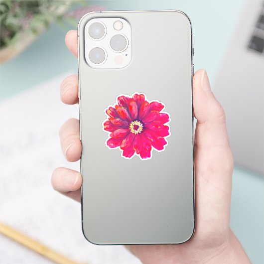 Zinnia Vinyl Sticker (Telefon)