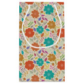 Zinnia White Gift Bag Kleine Geschenktüte (Rückseite)