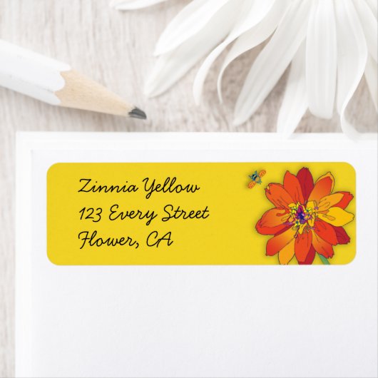 'Zinnia Yellow' (Insitu)